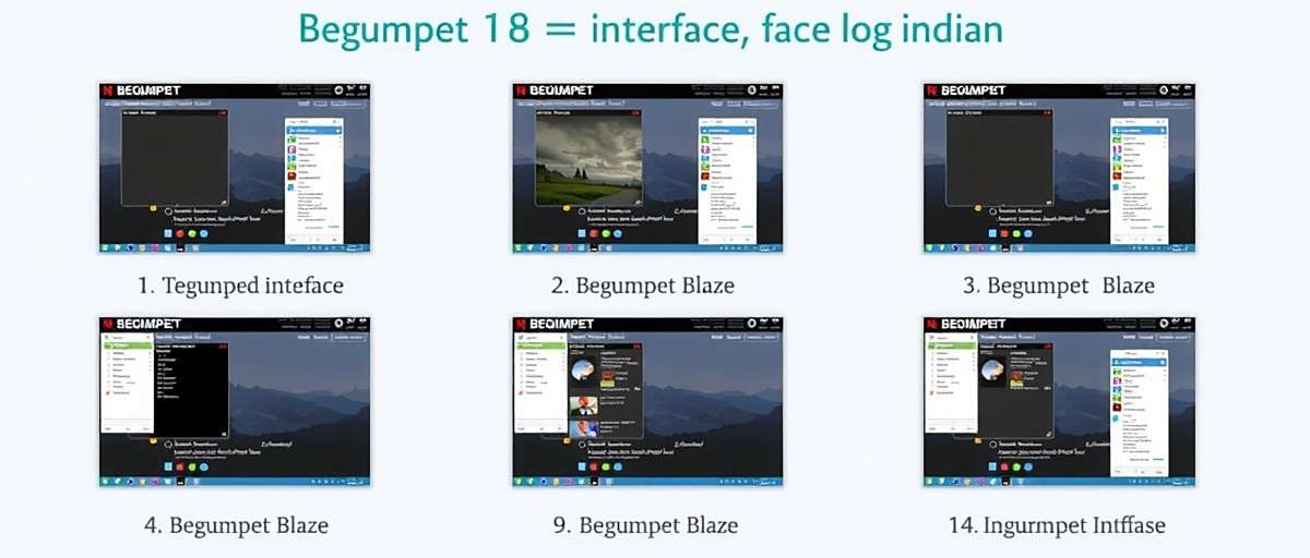 Begumpet Blaze Language Support Screenshots showing Begumpet Blaze interface in different Indian languages