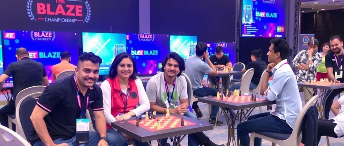 Begumpet Blaze National Championship Players competing at Begumpet Blaze National Championship in Hyderabad